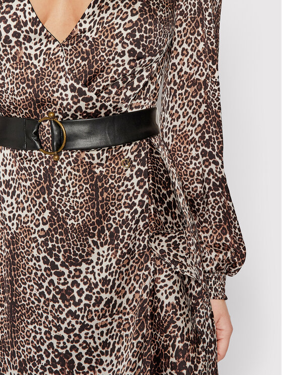 Guess Guess Abendkleid W2RK21 WEDU2 Braun Slim Fit