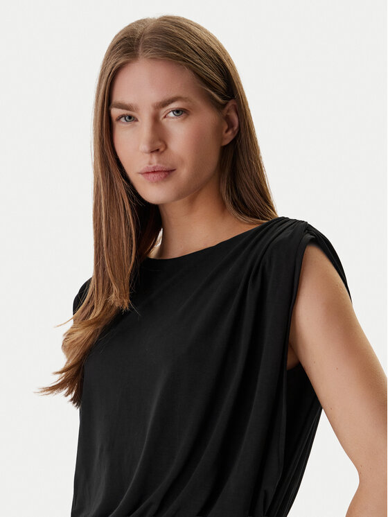 Guess Guess Koktejlové šaty W6GK56 K3171 Černá Regular Fit