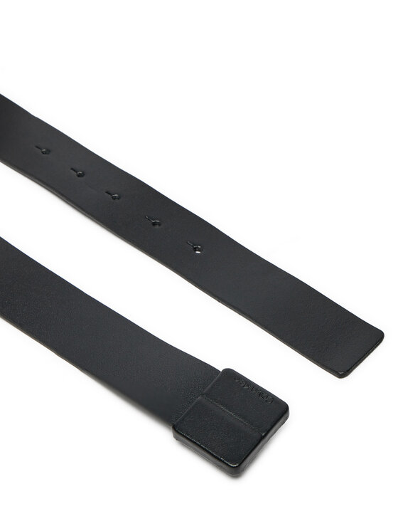 Calvin Klein Calvin Klein Pánský pásek Iconic Plaque 35Mm K50K512320 Černá