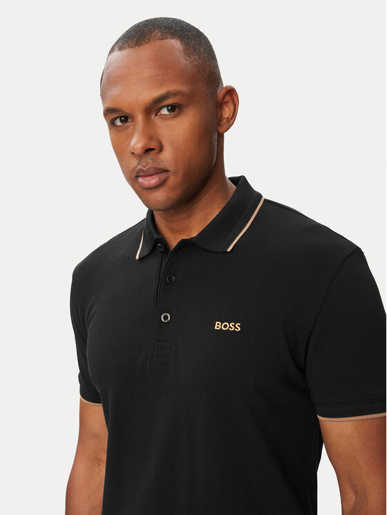 BOSS BOSS Polo Paddy 50469055 Czarny Regular Fit
