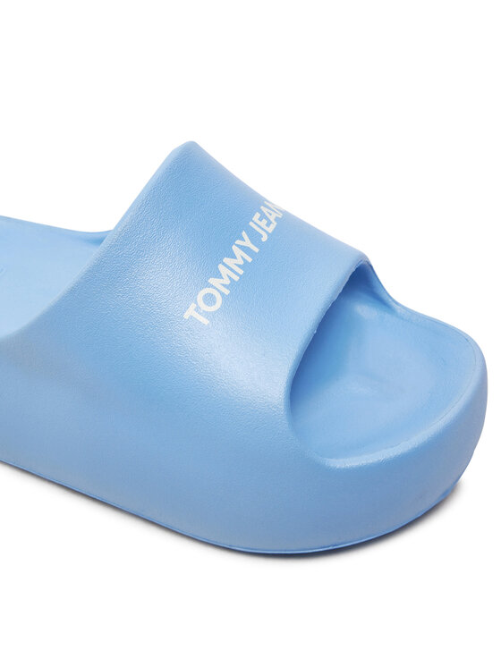 Tommy Jeans Tommy Jeans Чехли Tjw Chunky Flatform Slide EN0EN02586 Син