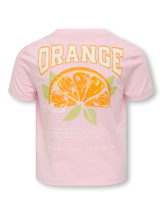 Kids ONLY Kids ONLY T-Shirt Annbel 15354276 Różowy Cropped Fit