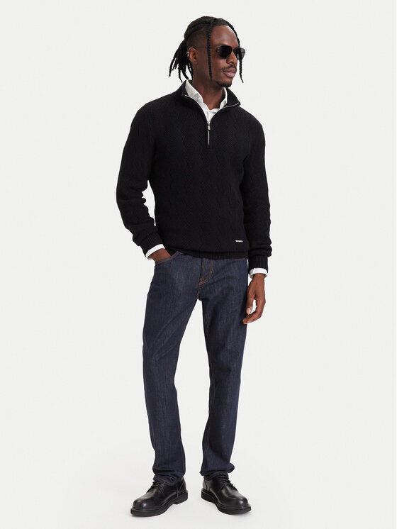 KARL LAGERFELD KARL LAGERFELD Sweter 655028 564308 Czarny Regular Fit