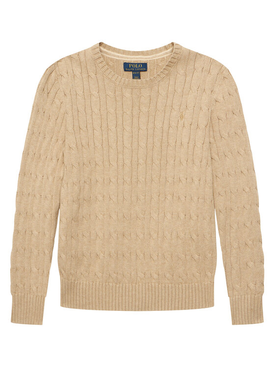 Polo Ralph Lauren Pulover 323702674513 Bej deschis Regular Fit