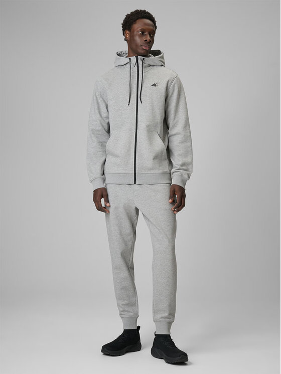 4F 4F Felpa 4FRMM00TSWSM3058-27M Grigio Regular Fit