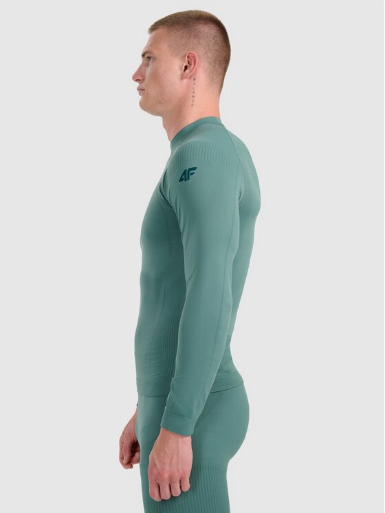 4F 4F Bielizna termoaktywna górna SKI PERFORMANCE Khaki