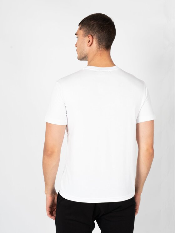 Les Hommes Les Hommes T-shirt LBT1026700F Bianco Regular Fit