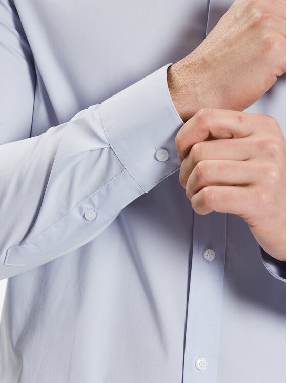 Calvin Klein Calvin Klein Camicia K10K110856 Blu Slim Fit