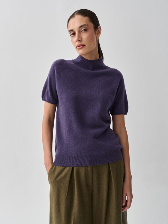 TATUUM TATUUM Sweter LENO 1 Fioletowy Classic Fit