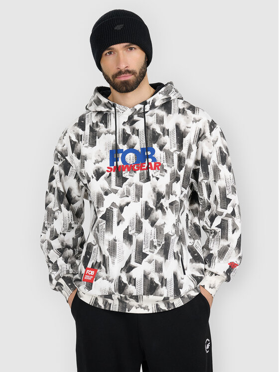 4F 4F Bluza FOB Kolorowy Loose Fit