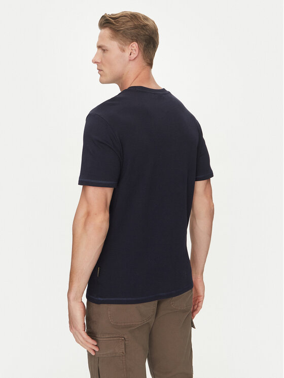 Napapijri Napapijri T-Shirt S-Vanni NP0A4IEA Granatowy Regular Fit
