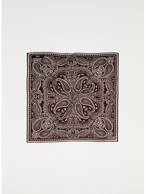 LEBRAND LEBRAND Chusta Bandana mini Bordowy