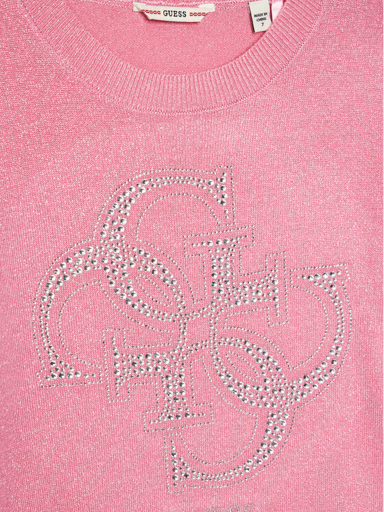Guess Guess Svetr J5YR01 Z3FP0 Růžová Regular Fit