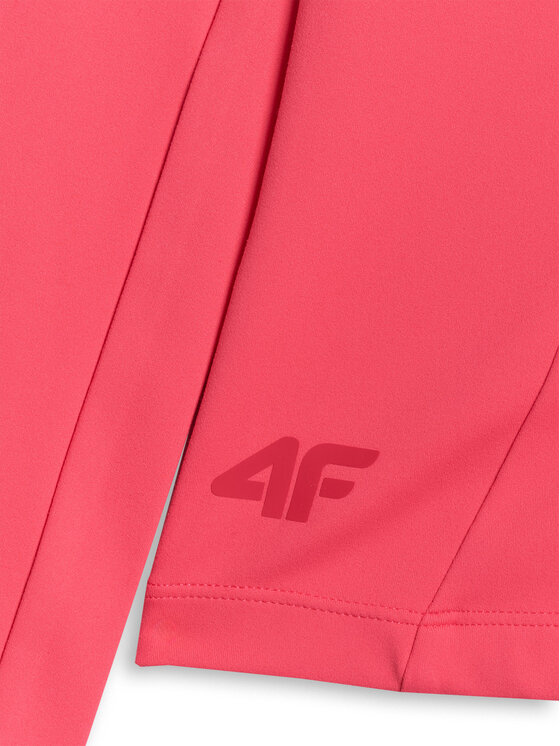 4F 4F Bluza ACTIVE BY NATURE Koralowy Slim Fit