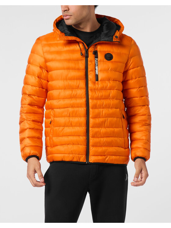 Plein Sport Plein Sport Giubbotto piumino 24009 Arancione Regular Fit
