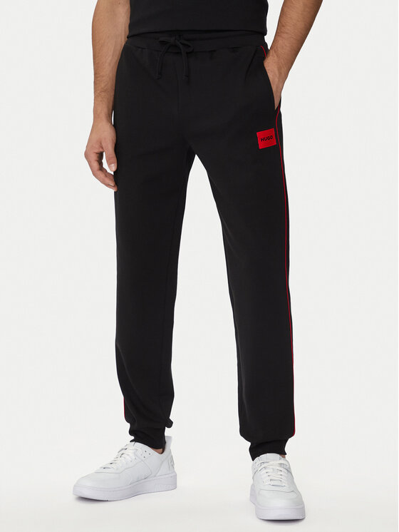 Hugo Pantaloni trening 50510579 Negru Regular Fit