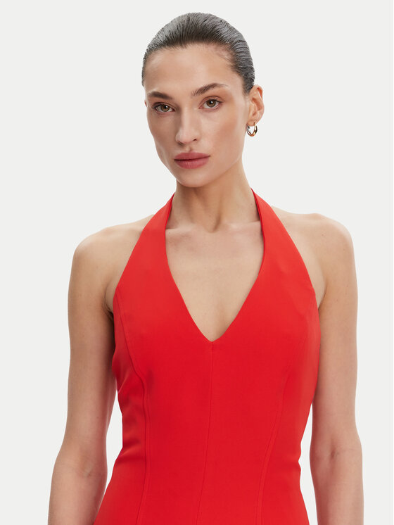 ACCESS FASHION ACCESS FASHION Sukienka koktajlowa 53-3403-218 Czerwony Regular Fit