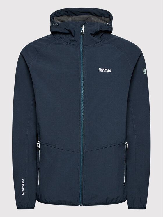 Regatta Regatta Softshell kabát Arec III RML218 Sötétkék Regular Fit