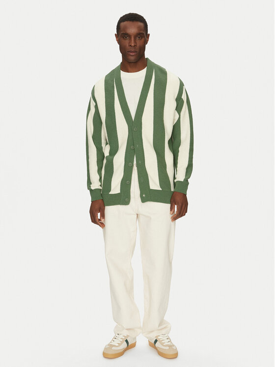 Mustang Mustang Cardigan Edgar 1016303 Verde Regular Fit