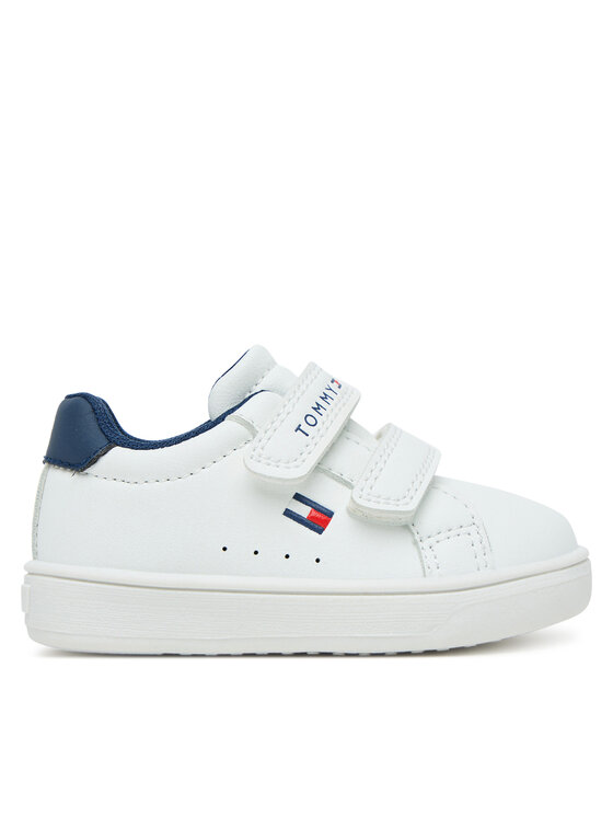 Tommy Hilfiger Tommy Hilfiger Sneakersy Low Cut Velcro Sneaker T1X9-34062-1355 M Biały