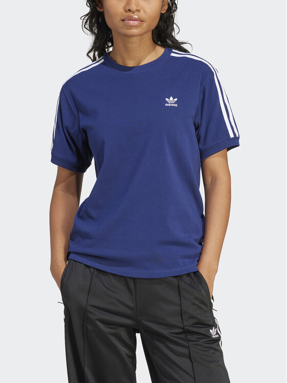 adidas adidas Футболка 3-Stripes IR8053 Cиній Regular Fit