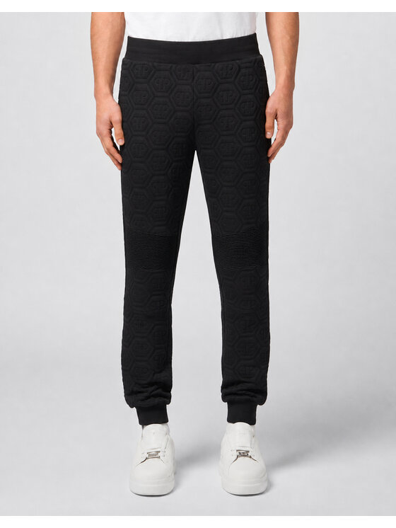 PHILIPP PLEIN PHILIPP PLEIN Spodnie dresowe 31040 Czarny Jogger Fit