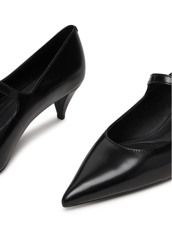 Tommy Hilfiger Tommy Hilfiger Lodičky Low Pump Abrasivato FW0FW09321 Černá