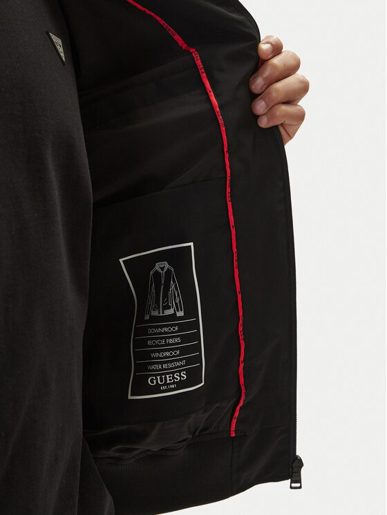 Guess Guess Bomber M6RL09 WJ362 Crna Regular Fit