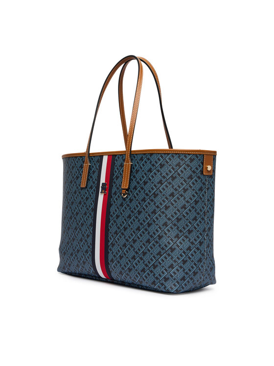 Tommy Hilfiger Tommy Hilfiger Geantă Th Monoplay AW0AW19178 Bleumarin