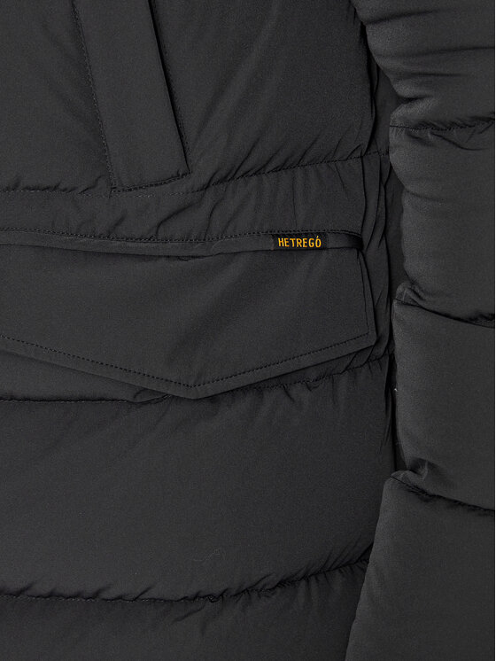 Hetregó Hetregó Kurtka puchowa Parker 8K436M 23WU07 Czarny Regular Fit