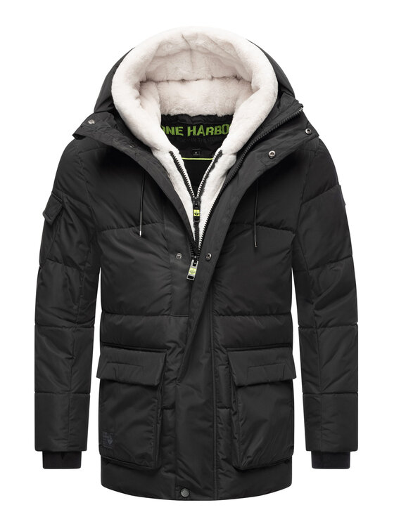 Stone Harbour Stone Harbour Kurtka zimowa Lauroo Czarny Regular Fit