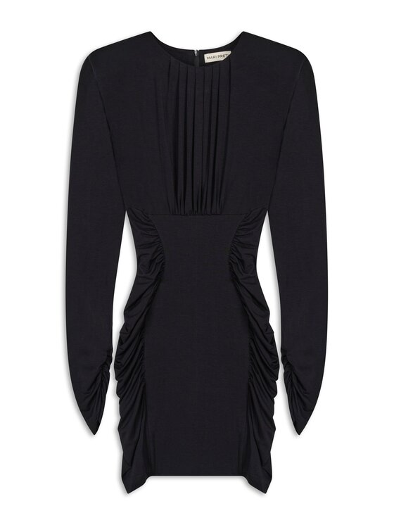 MARI PRETI MARI PRETI Abito da cocktail Voleta Nero Slim Fit