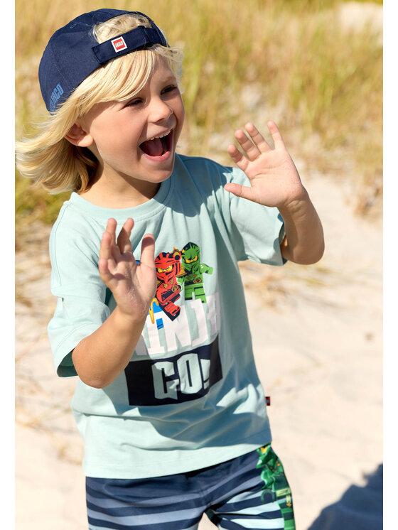 LEGO LEGO T-Shirt 11011345/8005 Turkusowy Regular Fit