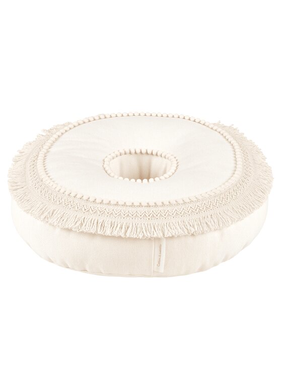 Poduszka Cotton&Sweets, Poduszka Donut Boho Waniliowa