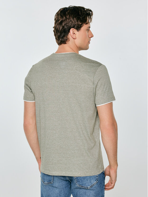BIG STAR BIG STAR T-Shirt FREDRISER Zielony Basic Fit