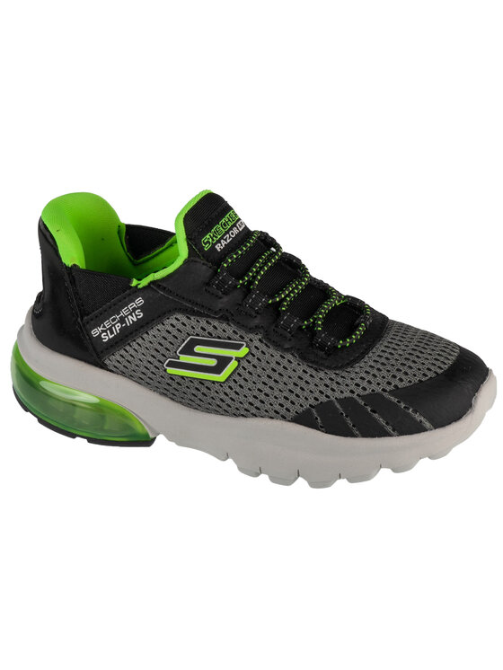 Sneakersy, rozmiar 30, Czarne, Skechers Slip-Ins: Razor Air - Hyper-Brisk