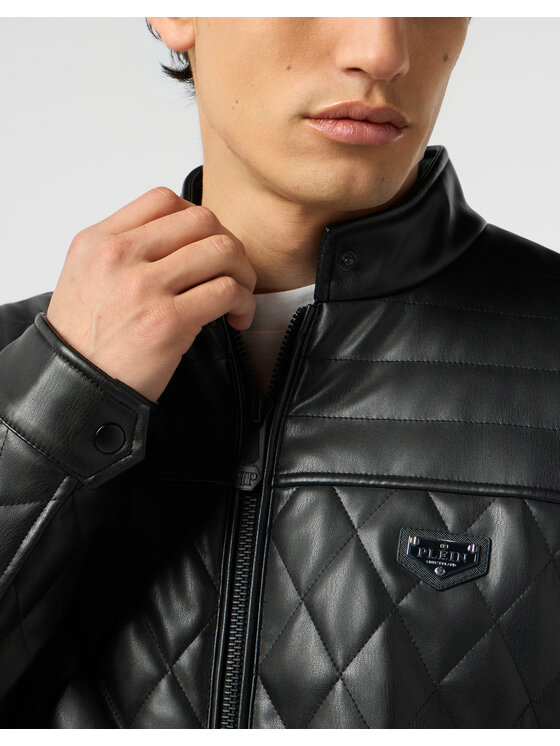 PHILIPP PLEIN PHILIPP PLEIN Giubbotto piumino 28619 Nero Regular Fit