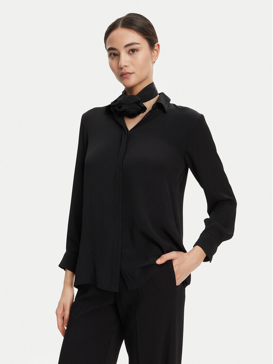 Marella Marella Cămașă Cabiria 2523116071 Negru Regular Fit