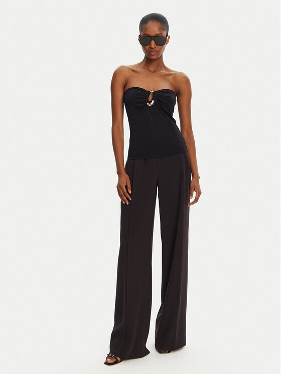 Patrizia Pepe Patrizia Pepe Топ 2M4460/J129-K103 Чорний Regular Fit
