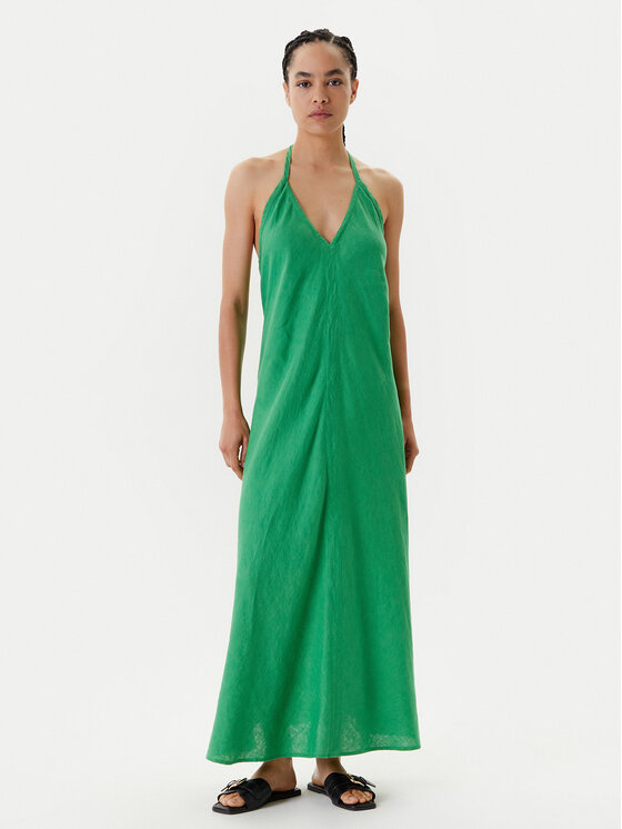 United Colors Of Benetton United Colors Of Benetton Rochie de vară 4AGHDV0BF Verde Regular Fit