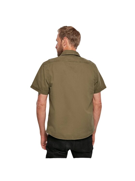 Brandit Brandit Koszula 4024.1.6XL Zielony Vintage Fit