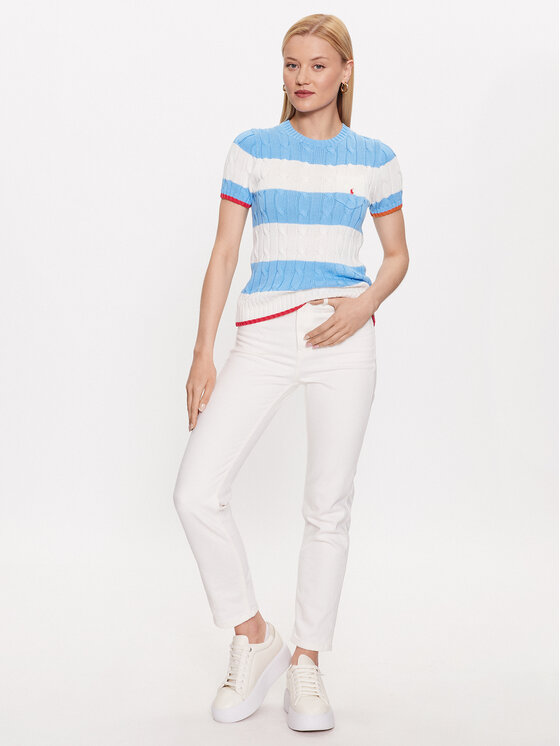 Polo Ralph Lauren Polo Ralph Lauren Пуловер 211913765002 Син Regular Fit