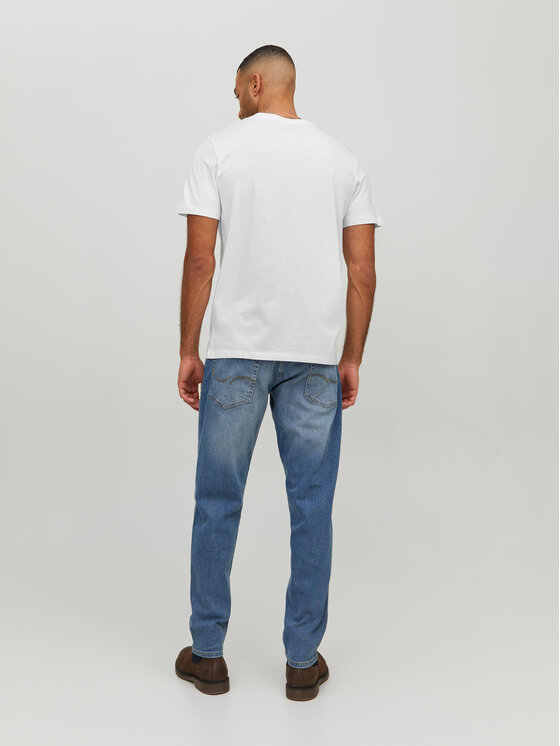 Jack & Jones Jack & Jones Tricou Basic 12156102 Alb Standard Fit