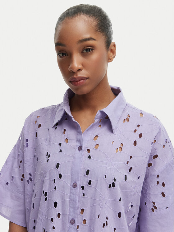 Iconique Iconique Vasaras kleita Emily IC26-001 Gaiši violeta Relaxed Fit