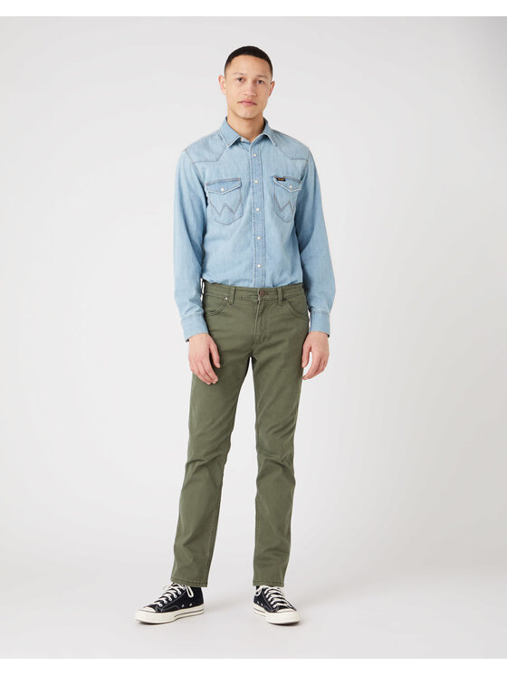 Wrangler Wrangler Jeans GREENSBORO Verde Straight Fit