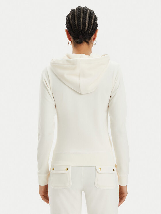 Juicy Couture Juicy Couture Світшот Robertson JCAP176G Écru Slim Fit