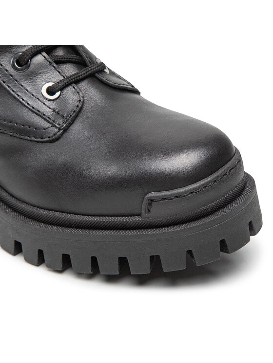 PINKO Pinko Trapper stila apavi Cumino Stivale AI 22-23 BLKS1 1H2135 A072 Melns