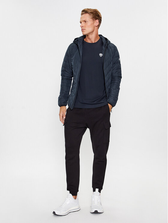 EA7 Emporio Armani EA7 Emporio Armani Tričko 8NPT16 PJRGZ 1578 Tmavomodrá Regular Fit