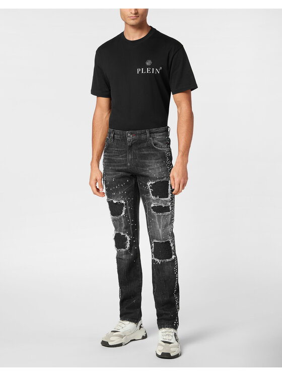 PHILIPP PLEIN PHILIPP PLEIN Jeansy 22237 Szary Skinny Fit