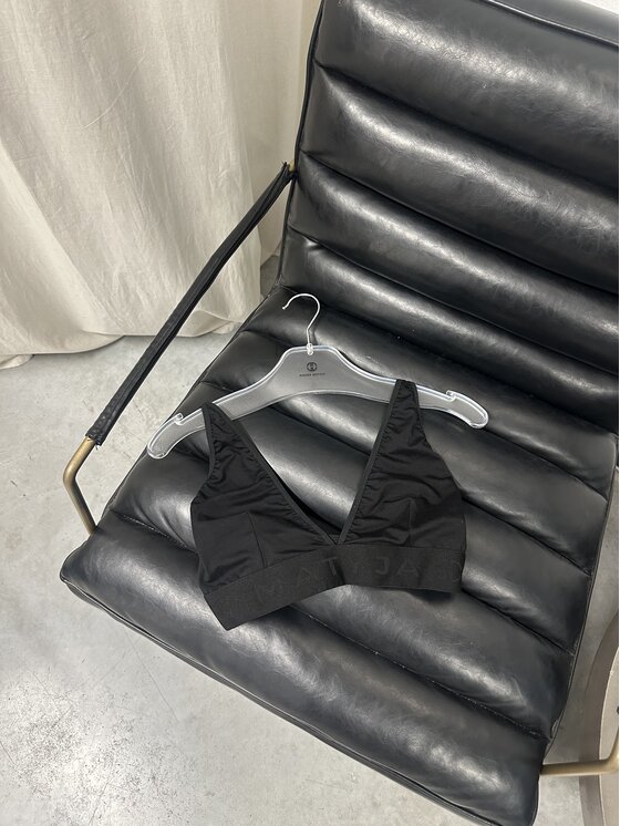 Magda Matyja Magda Matyja Biustonosz top EMMA BLACK BRA Czarny